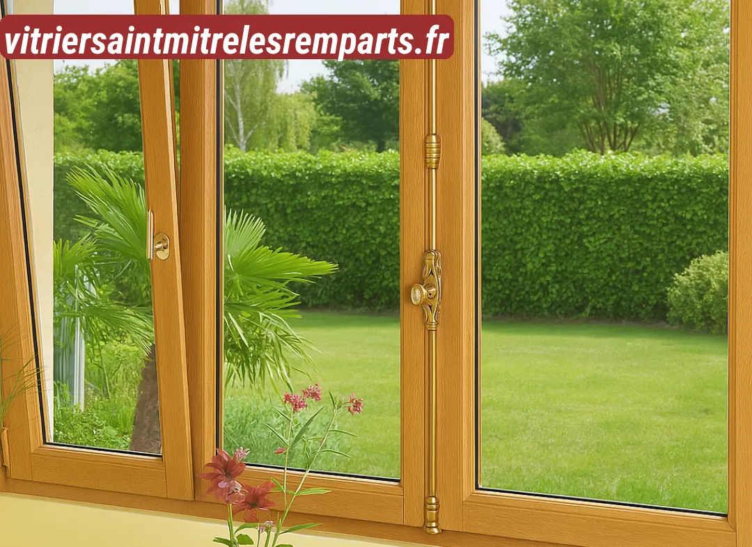 Installation de fenêtre en bois sur mesure Saint-Mitre-les-Remparts
