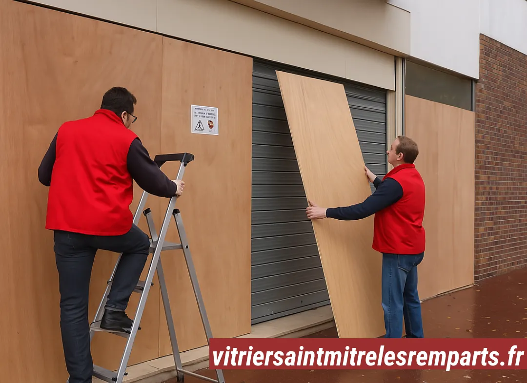 Mise en sécurité fermeture provisoire Saint-Mitre-les-Remparts