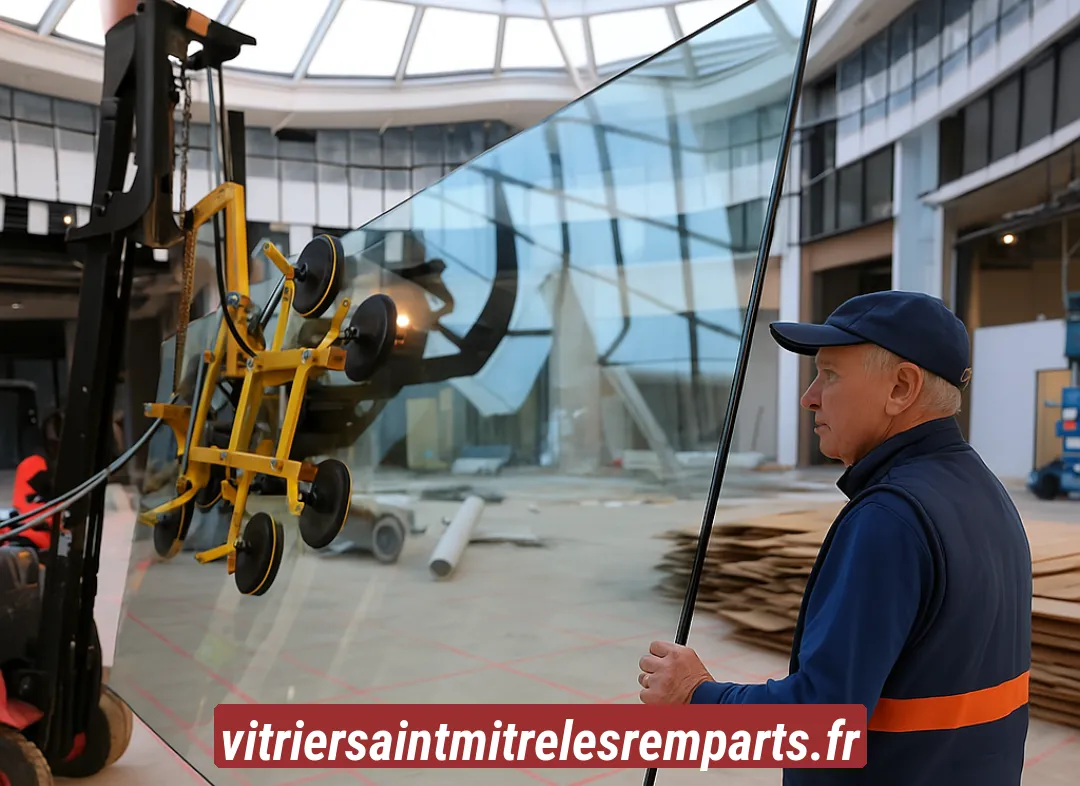 Remplacement de vitrine magasin Saint-Mitre-les-Remparts